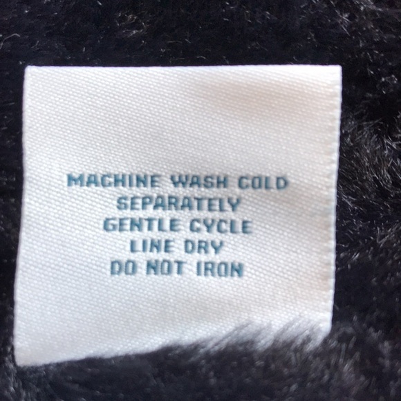 Sebby brown faux leather, black faux fur with gray hoodie jacket size L Juniors - Picture 10 of 15